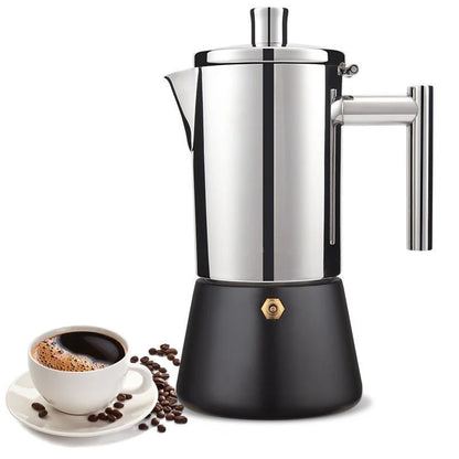 Italian Moka Coffee Pot
Thickened Stainless Steel Mocha Kettle
Cuban Espresso Maker Cup
For Gas Stove Or Induction Cooker