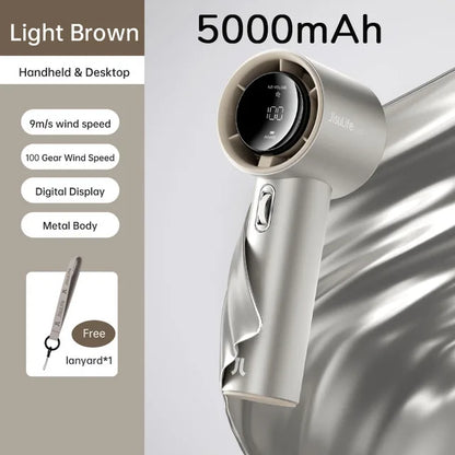 JISULIFE Portable Hand Fan
100 Wind Speeds Mini Bladeless Handheld Fan
USB Rechargeable Personal Fans
Electric Eyelash Fan
