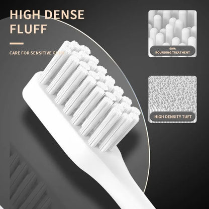 Jianpai Adult Black White Classic Acoustic Electric Toothbrush.