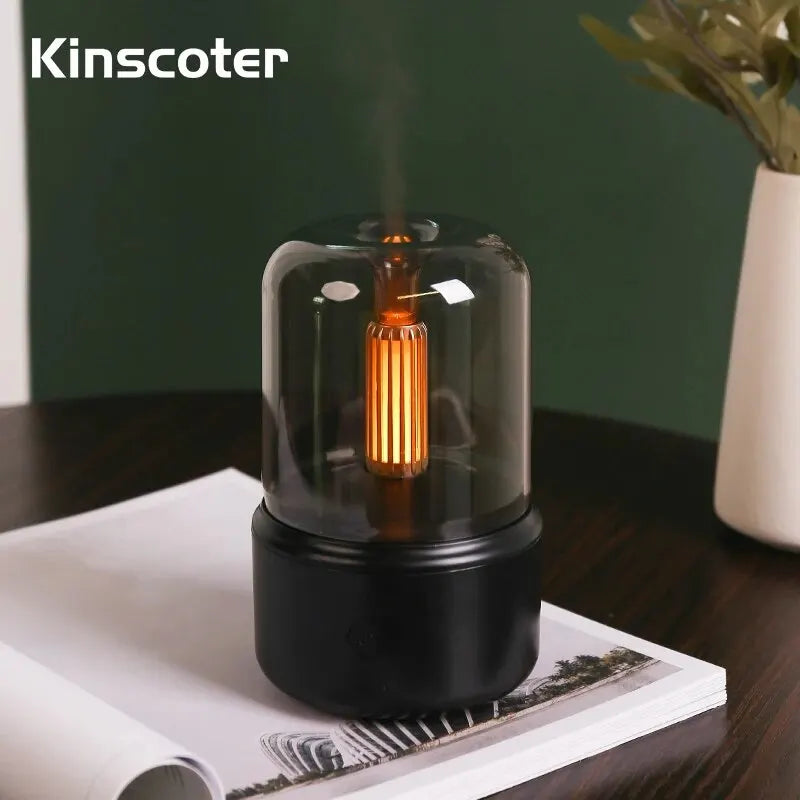 KINSCOTER Aroma Diffuser USB Air Humidifier Night Light