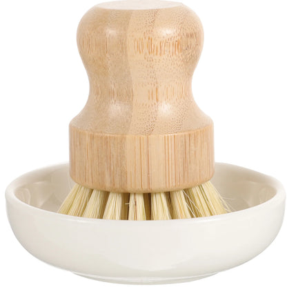 Electric Dish Scrubber Kitchen Cleaning Brush
Wood Handle Palm Wash Pot Dirt Round Wisely