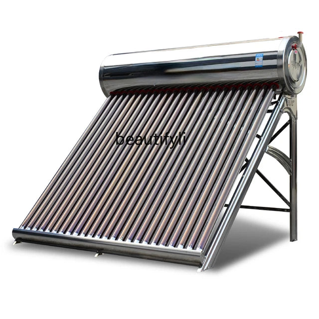 LBX Stainless Steel Solar Water Heater Electric Heating Integrated Household New Automatic Water Feeding Photoelectric Dual-Use.