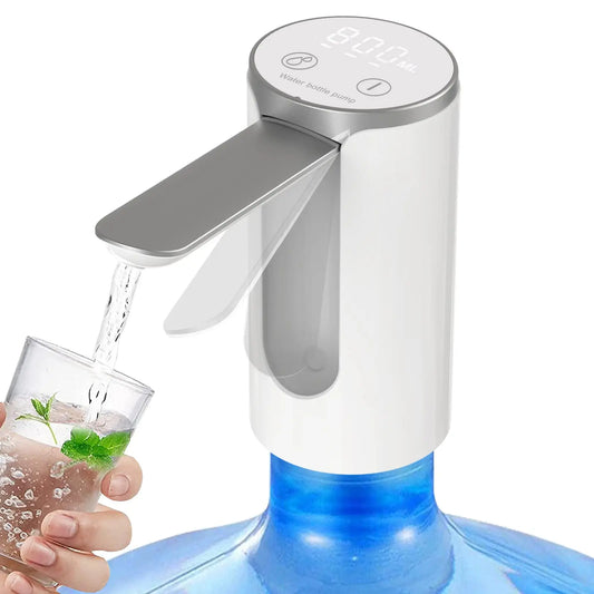 LED Display Water Dispenser
Touch Button 3 Quantitative Settings Drinking Water Pump
Type C Charging Foldable Water Dispenser