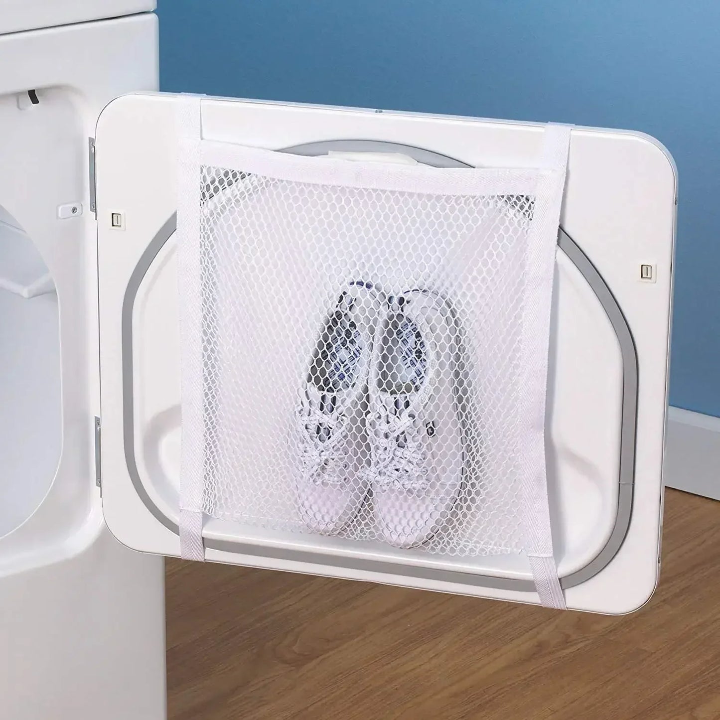 Laundry Elastic Organizer
Dryer Door Shoe Net Straps
Bag Shoes Sneaker
Home Clothes Organization Storage 
Women Modern Luxury