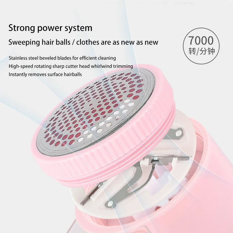 Lint Remover Sweater Spool Machine
Lint Remover Trimmer Clothes Fuzz Pellet Trimmer Machine
Portable USB Charge Fabric Shaver