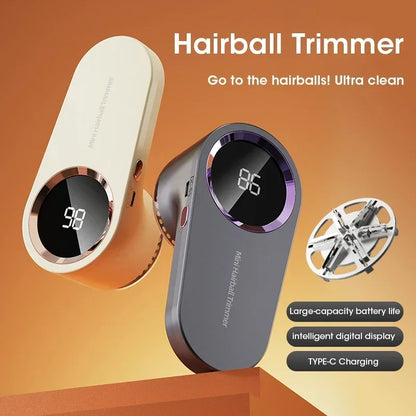 Lint Remover for Clothing Portable Electric Hairball Trimmer Smart LED Digital Display Fabric USB Charging Portable