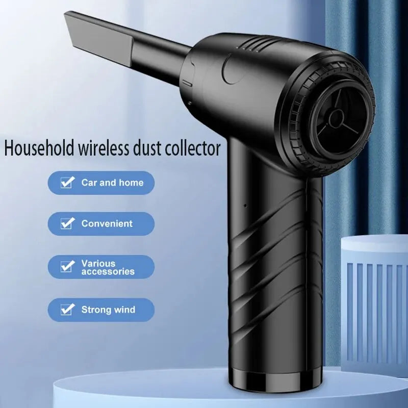 M1345 Multi-function Dust Collector Portable Car Home Mini Wireless High Power Dust Blower Large Capacity Battery Outdoor Use