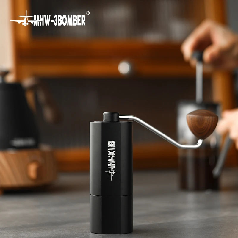 MHW-3BOMBER Manual Coffee Grinder 7 Core Stainless Steel Burr 24 Adjustable Settings Capacity 20g Home Barista Accessories

MHW-3BOMBER Coffee Grinder