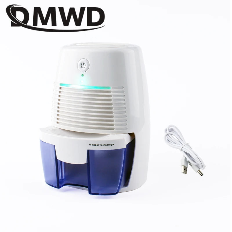 MINI Dehumidifier Portable USB Electric Air Dryer absorber 500ml Water Tank