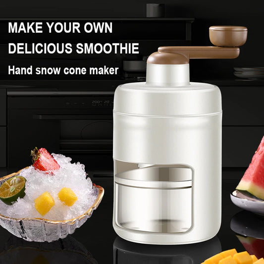 Manual Ice Crusher Smoothies Hail Ice Breaker Fast Ice Crushing Portable Shaved Ice Machine
Ice Blenders