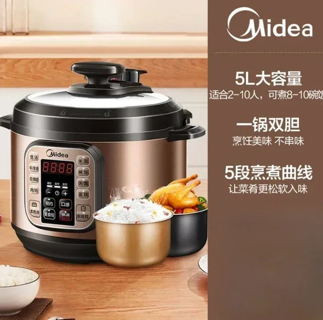 Midea Electric Pressure Cooker 5L Kitchen Appliance