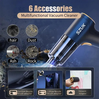 Mini Car Vacuum Cleaner Portable Handheld Cleaner Power Cleaning Machine Home Appliance Car Keyboard