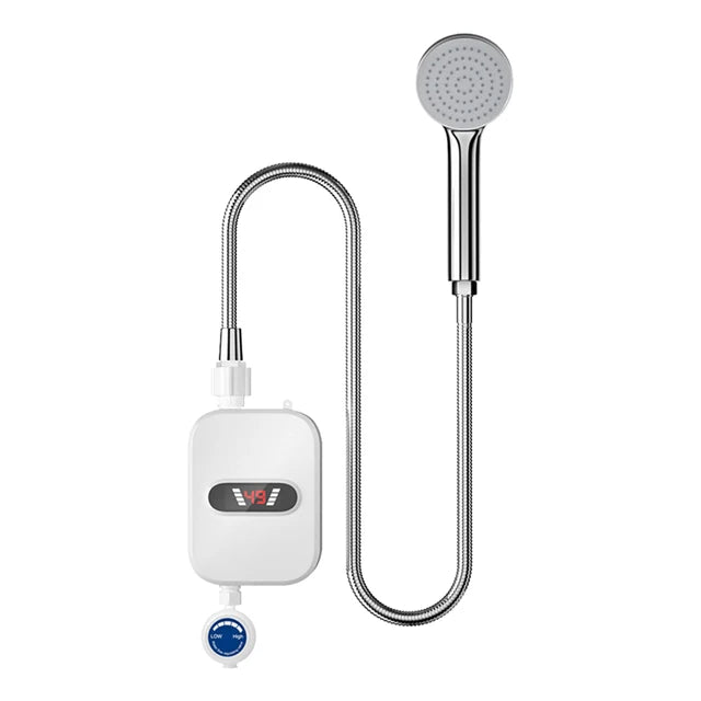 Mini Instant Water Heater Shower - Stainless Steel Tankless Water Heater