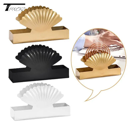 Iron Wall Mounted Mosquito Coil Holder
Shell Shape Hanging Incense Rack
Repellent Incense Rack For Household
Bedroom Patio Mosquito Coil Holder