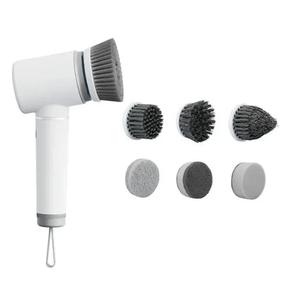 Cordless Spin Scrubber With Replacement Heads
Electric Cleaning Brush
Rechargeable Kitchen Cleaning Brush