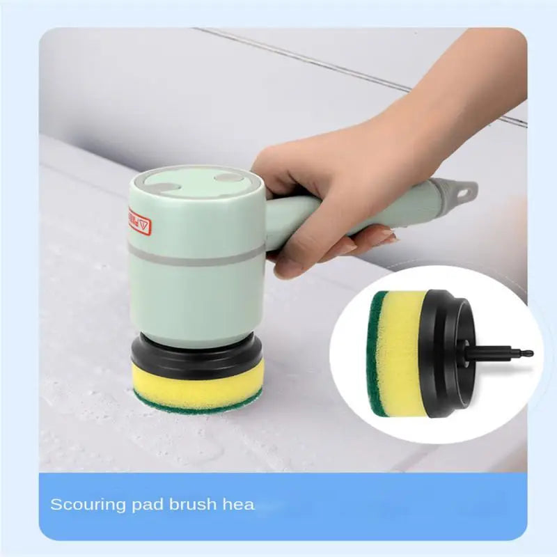 Electric Spin Scrubber With Replaceable Brush Heads
Rechargeable Multifunctional Cleaning Tool
