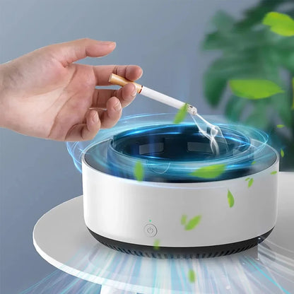 Multipurpose Ashtray with Air Purifier Function