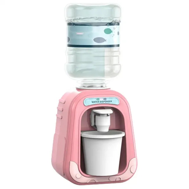 Baby Kids Mini Water Dispenser for Children Gift Cute Water Juice Milk Drinking Fountain Simulation Cartoon Kitchen Toy