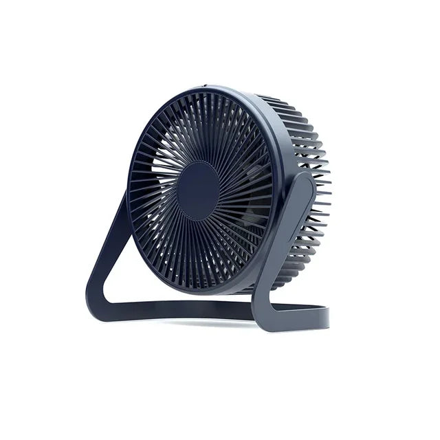 5 Inch USB Desktop Fan Rotating Mini Adjustable Portable Electric Fan Summer Mute Air Cooler For Home Office