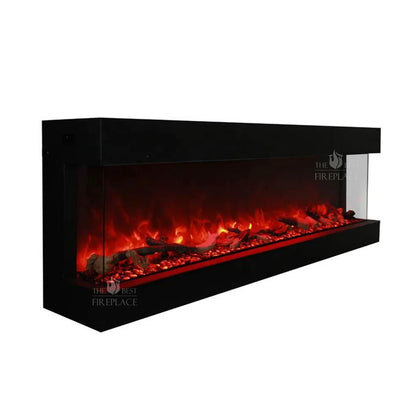 New Built In Modern Decorative Led Decor Flame Electric Fireplace Heater Insert
3 Sided Wall Mounted Electric Fireplace