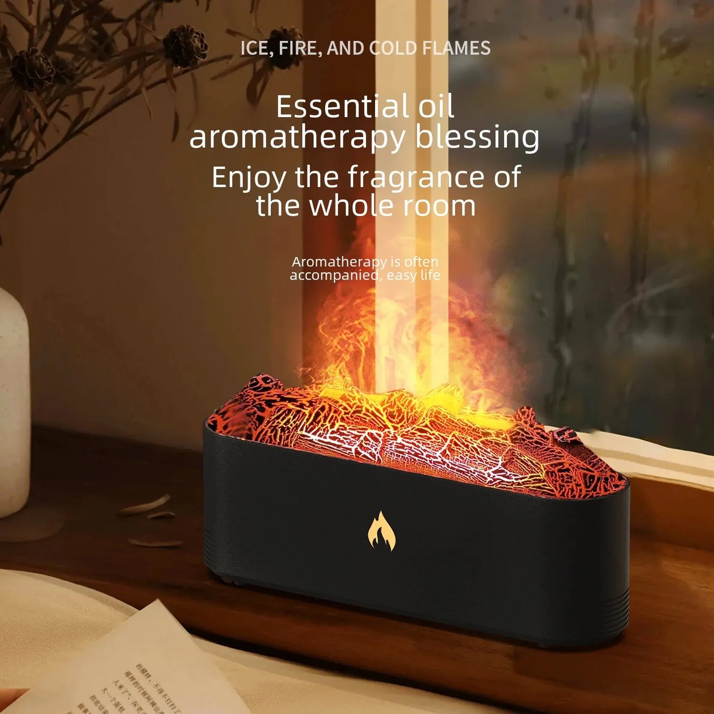 Cross-border Fire Aromatherapy Machine
Colorful Double-color Volcano Home Spray Oil Lamp
Humidifier