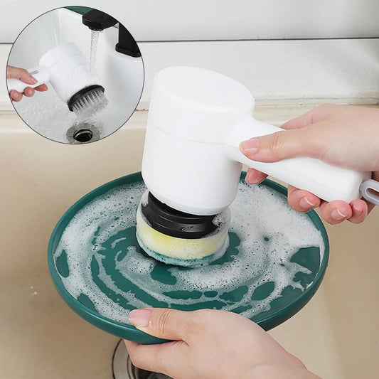 Wireless Electric Cleaning Brush
Handheld Dishwashing Brush
Electric Spin Scrubber
Kitchen Cleaning Tool