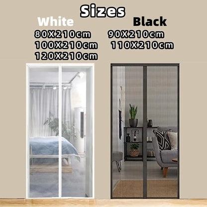 Magnetic Screen Door Curtain Anti Mosquito Insect Fly Bug Automatic Closing Household Ventilation Door Curtain