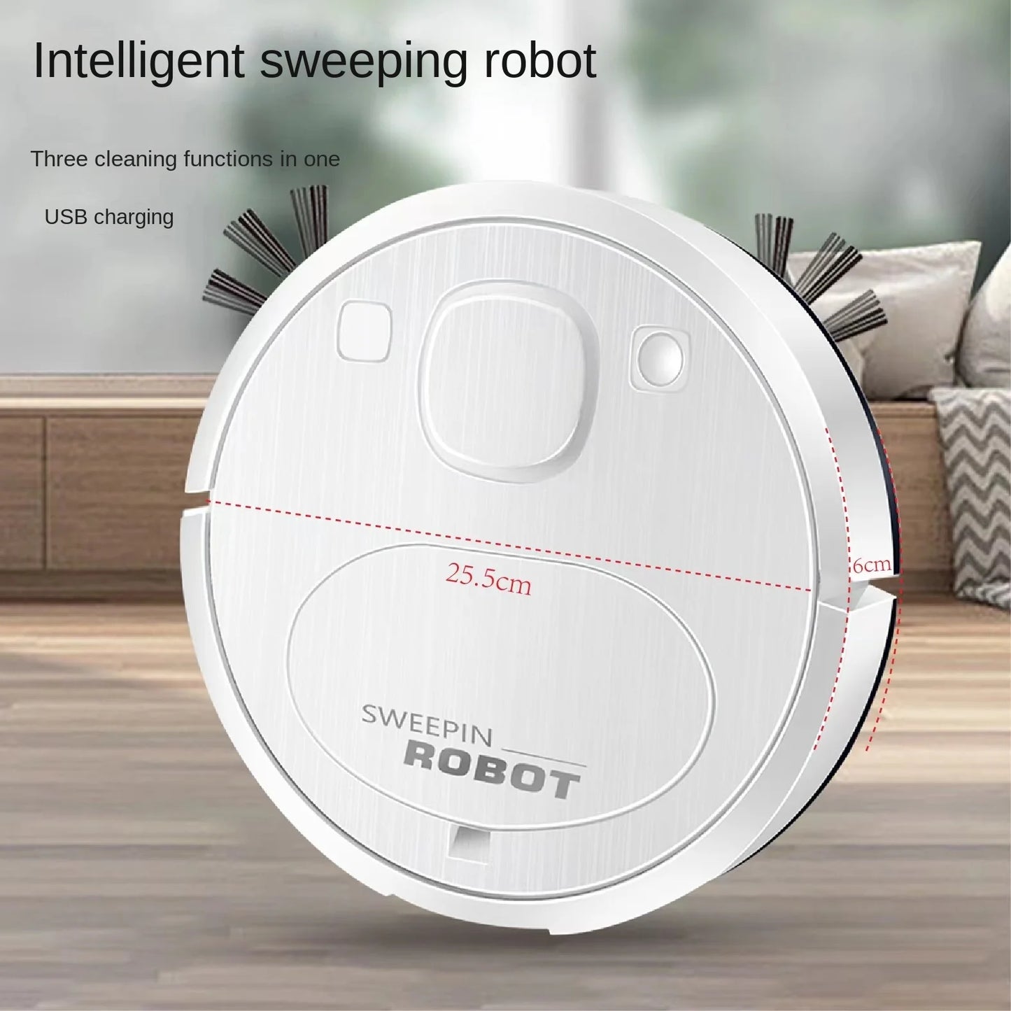 Robot Cleaner Sweeping Suction Mopping Machine
Kitchen Robot Electric Mop Home Appliance