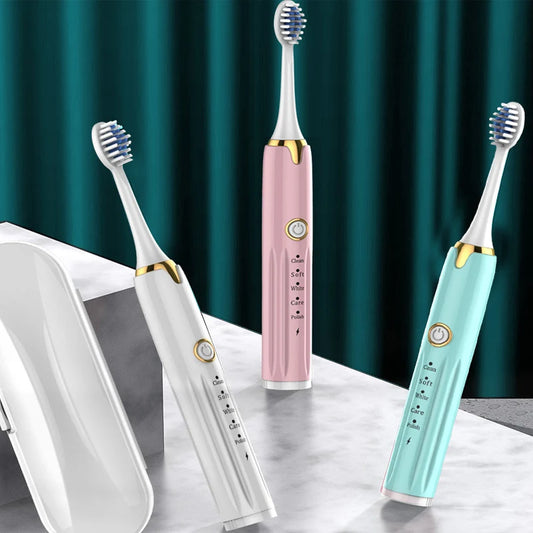 Smart Electric Toothbrush with Replacement Heads