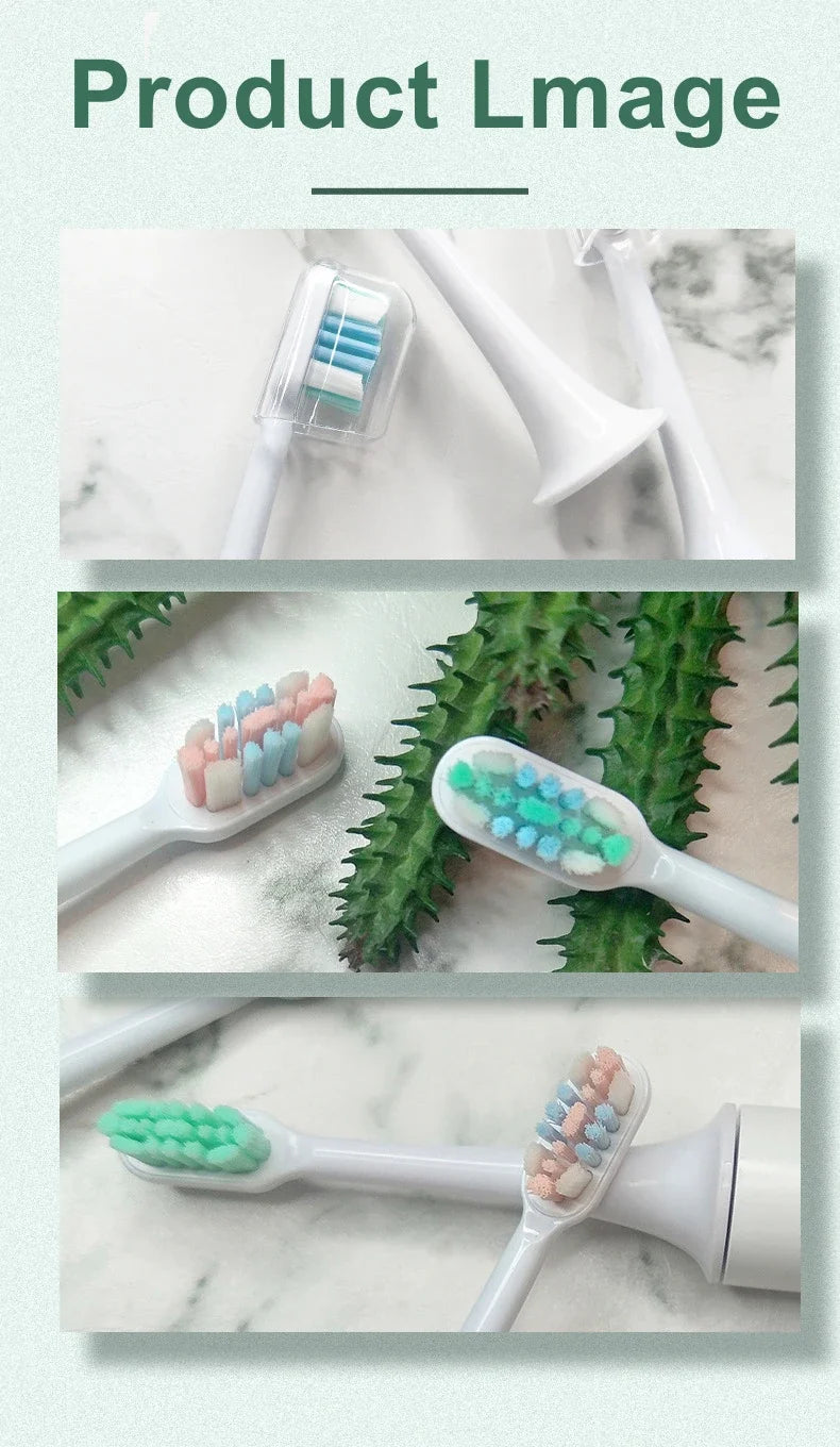 Toothbrush Replacement Head Sonic Ultrasonic Brush Heads Xiaomi T100/T300/T500