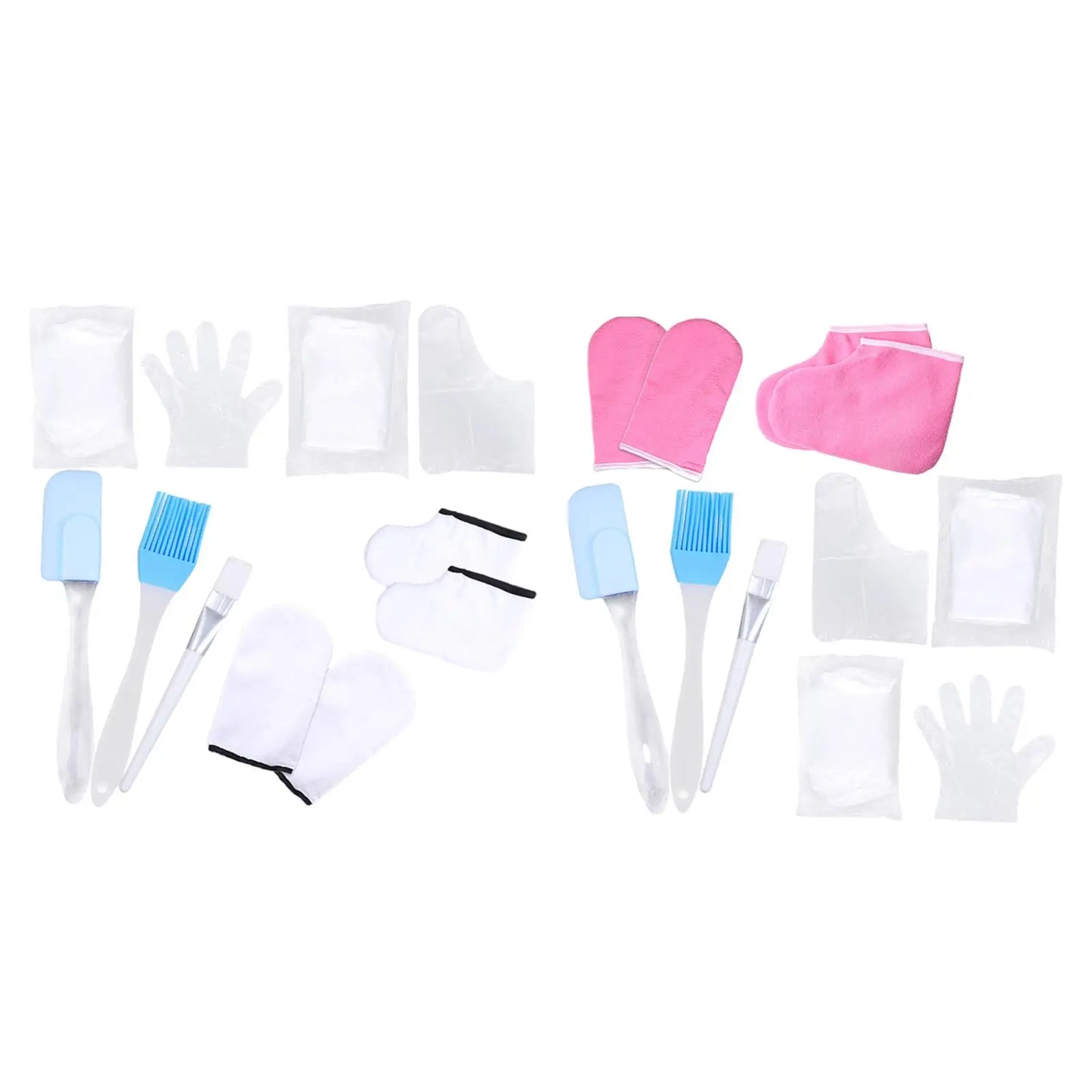 Paraffin Wax Melting Gloves and Booties Wax Heater Protection Kit for Hand Feet Care SPA			               

Wax Hand Foot Gloves for Hand Feet Care SPA Bath Men Women.