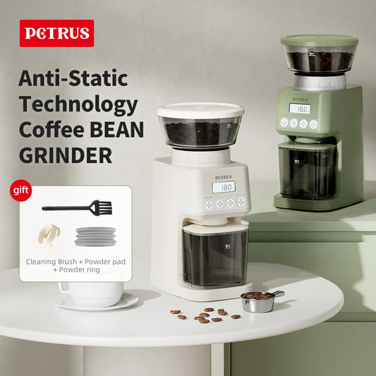 Petrus Electric Coffee Bean Grinder With 51 Precise Settings