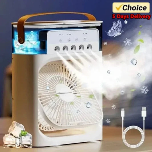 3 In 1 Portable Air Conditioner Household Fan
LED Night Lights Humidifier Air Adjustment
