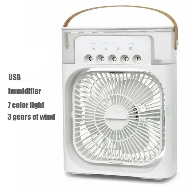 Portable 3-in-1 Fan Air Conditioner
Home Small Air Cooler
LED Night Light Humidifier