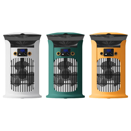 Portable Air Conditioner Evaporative Air Cooler Fan 3 Speeds USB 7 Color Lights Air Humidifier