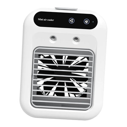 Portable Air Conditioner Humidifier Personal Space with 2 Speeds Evaporative Air Cooler Fan for Camping Bedroom Home Household.