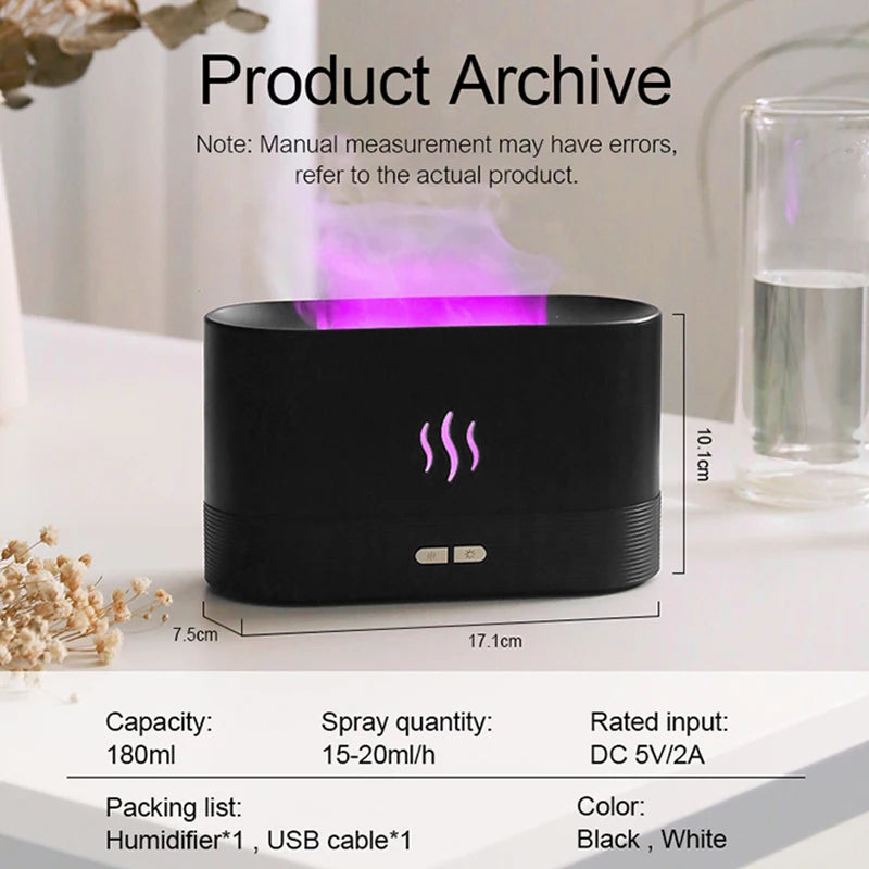 Portable Cool Mist Usb Led Color Changing Humidifier Aroma Essential Oil Diffuser