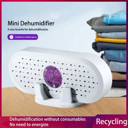 Portable Dehumidifier
Reusable Desiccant Moisture Absorber
Wireless Mini Dehumidifier
Car Closet Suitcases