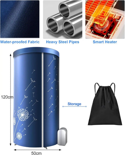 Portable Electric Clothes Dryer
110V - 1000W Heated Clothes Airer
Travel Heated Clothes Dryer with Timer
Electric Clothes Dryer