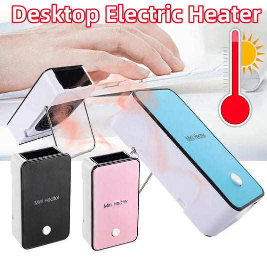 Portable Electric Heater Desktop Hand Warmer Space Warm Air Blower Mini Fan Heater