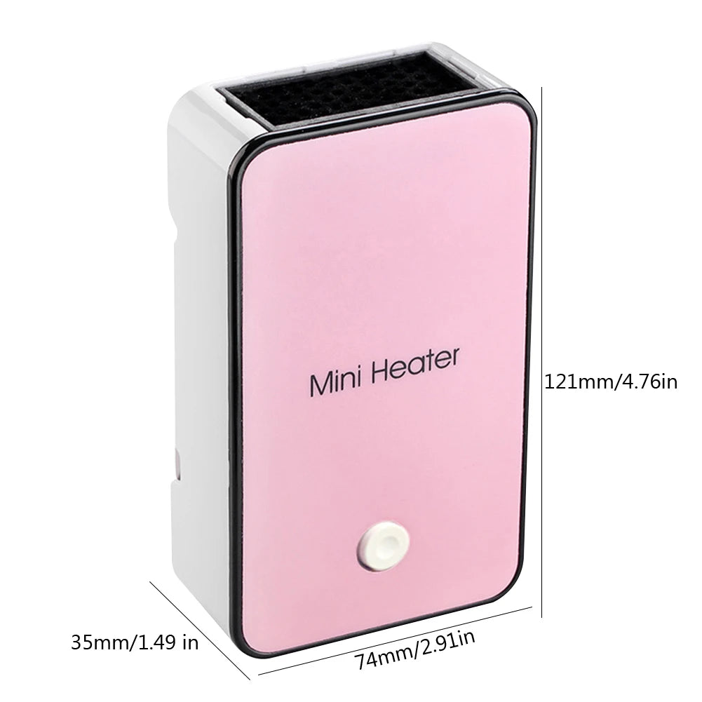 Portable Electric Heater Desktop Hand Warmer Space Warm Air Blower Mini Fan Heater
Winter Heating Fan