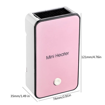 Portable Electric Heater Desktop Hand Warmer Space Warm Air Blower Mini Fan Heater
Winter Heating Fan