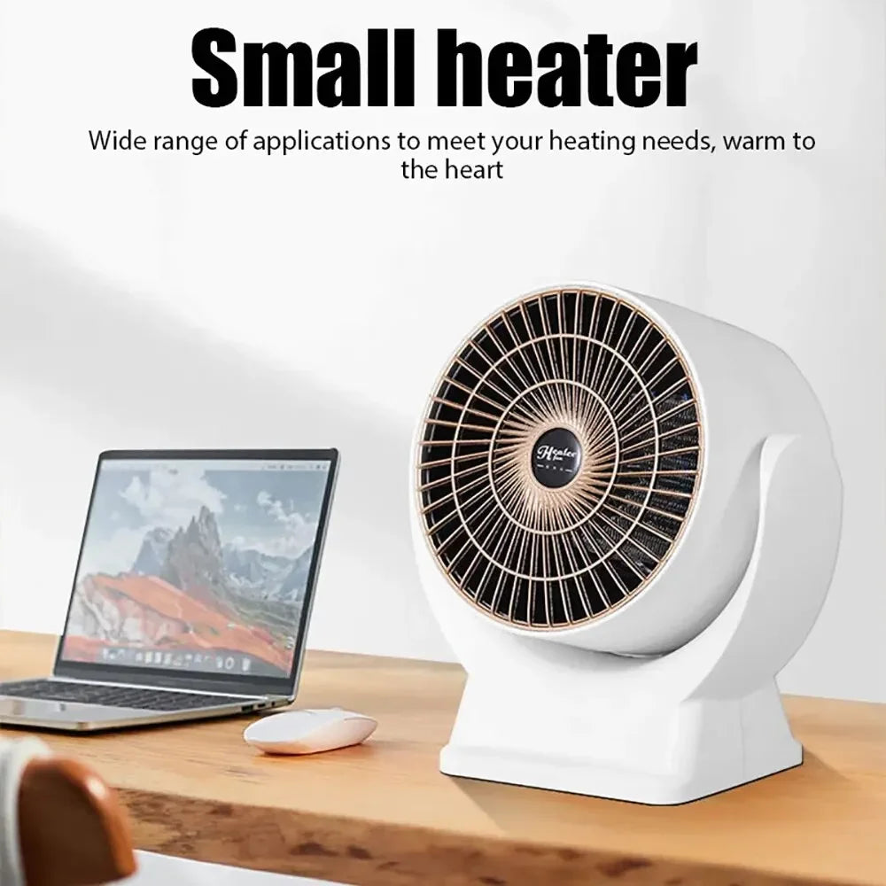 Portable Electric Heater Fast Heating Mini Desktop Fan Heater