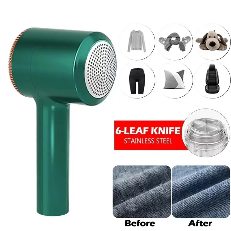 Portable Electric Pellets Lint Remover
Hair Ball Removal Rechargeable Clothes Sweater Shaver
Plush Clothing Razor