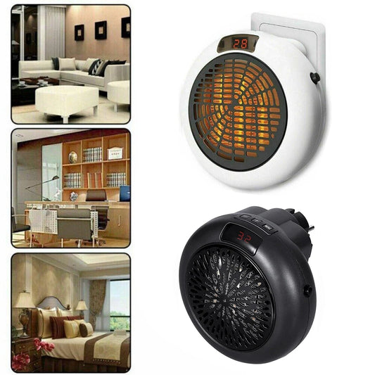 Portable Electric Personal Heater Fan with Digital Timer.