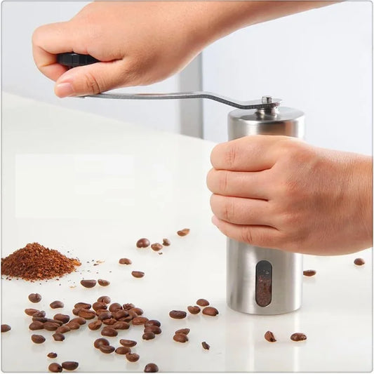 Portable Hand Mills Fashion Coffee Bean Salt Pepper Spice Stainless Steel Material Grinder Kitchen Accessories Cooking Tool