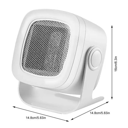 Portable Mini Desktop Fan Heater
Low Consumption Electrical Space Heater
Hot Air Blower Heating Electric Warmer
Office Bedroom