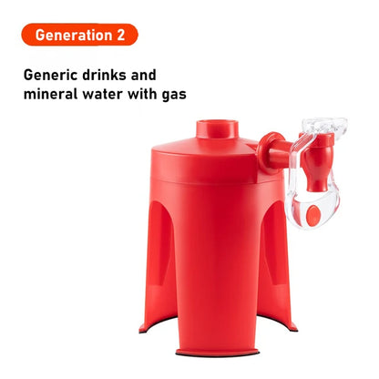 Portable Party Inverted Water Dispenser Drink Bottle Pump Faucet Mini for Travel