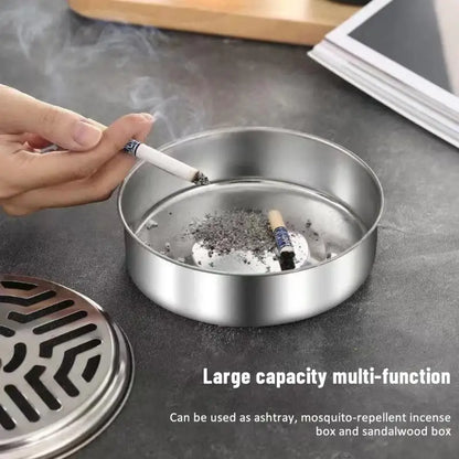 Stainless Steel Mosquito Coil Holder Tray
Spiral Cover Incense Candle Holder Tray