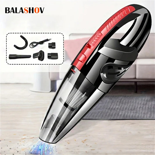 Portable Wireless Vacuum Cleaner Powerful Suction Rechargeable Handheld Vacuum Cleaner Home Car Pet Hair